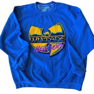 Wu-Tang Crewneck NWT in ocean blue